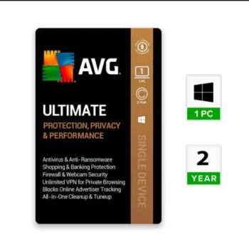 AVG Ultimate Clave de licencia (1 PC + VPN, 2 años)