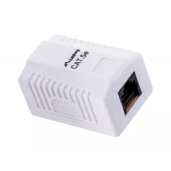 Toma de conexión Lanberg OU5-0001-W RJ-45 blanca