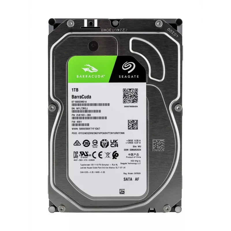 Disco duro interno Seagate Barracuda ST1000DM014 1 TB 7200 rpm 256 MB 3,5