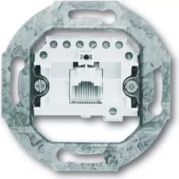 Busch-Jaeger 0230-0-0227 Gris - Blanco Toma de corriente (2CKA000230A0227)