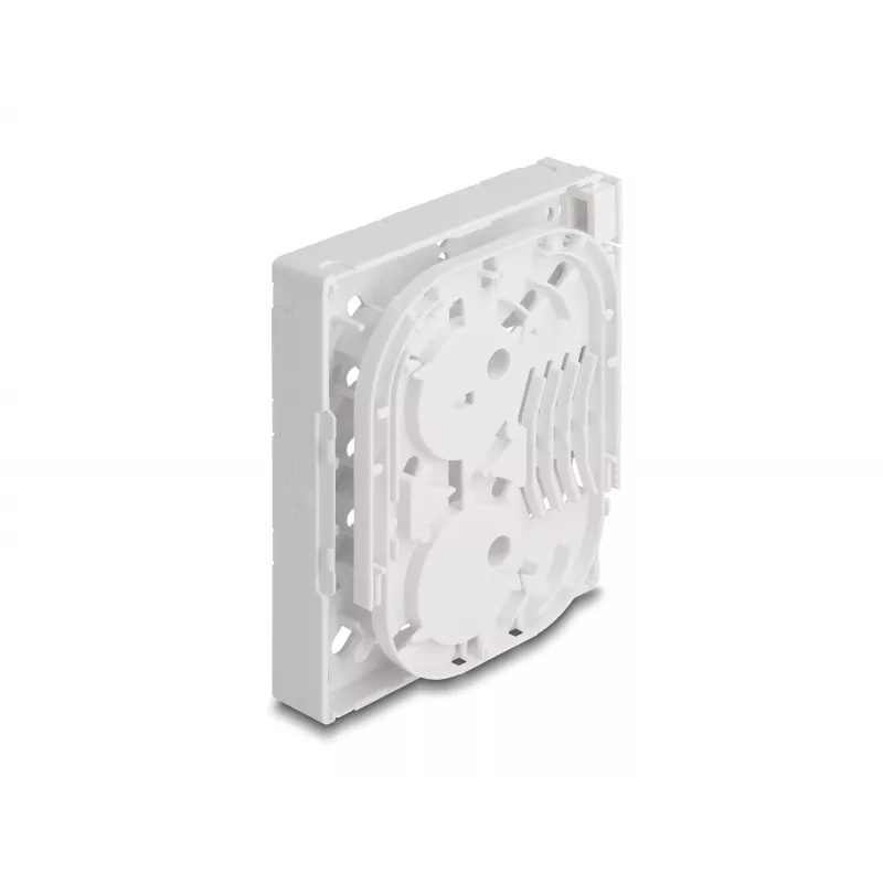 Roseta de fibra óptica DeLOCK FTTH montaje en pared 4 x SC Simplex LC Duplex blanca