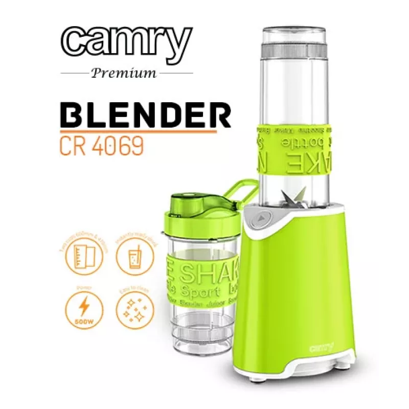 Camry CR 4069 Batidora 600 L Batidora de cocina Verde, Transparente, Blanco 500 W