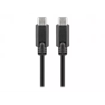 Cable Goobay USB-C™ 3.1 Generación 1, negro, 2m conector USB-C™ macho > conector USB-C™ macho