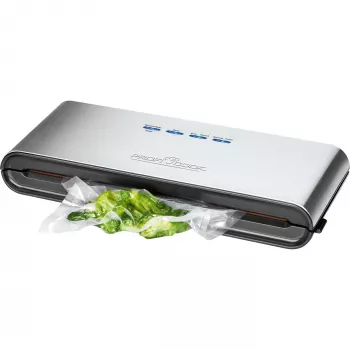 ProfiCook PC-VK 1080 - envasadora al vacío (para bolsas de plástico) - 120 W - Acero inoxidable/Negro (501080)