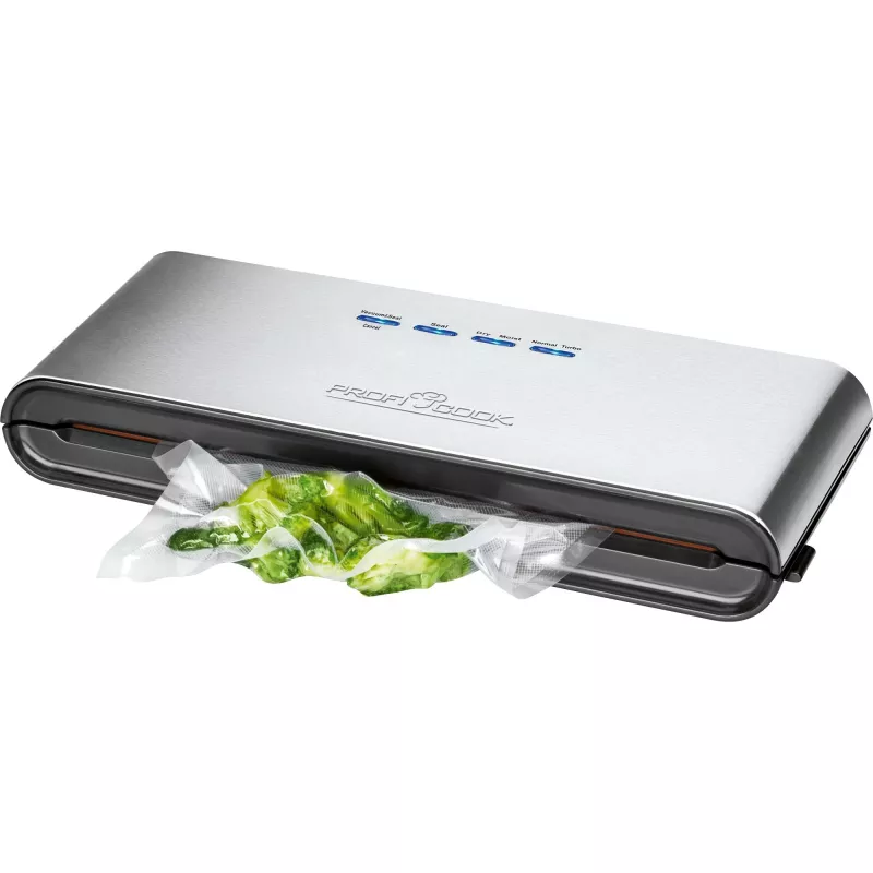 ProfiCook PC-VK 1080 - envasadora al vacío (para bolsas de plástico) - 120 W - Acero inoxidable/Negro (501080)