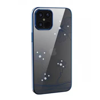 Funda protectora Devia Crystal Flora para iPhone 12 mini, azul