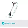 Gardena 14820-55 EasyWeed 1800/18V P4A solo cepillo de juntas inalámbrico quitamalezas, sin batería ni cargador, gris/turquesa