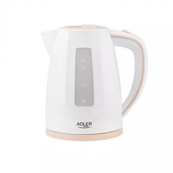 Hervidor de agua eléctrico Adler AD 1264 1,7 L 2200 W avellana blanco