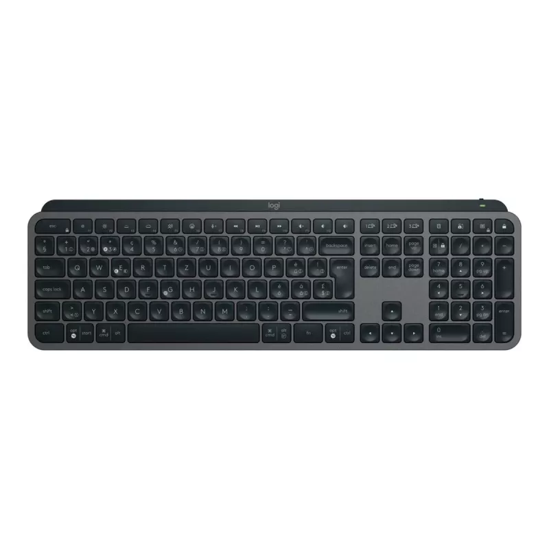 Teclado Logitech MX Keys S RF Wireless + Bluetooth QWERTZ Swiss grafito (920-011571)