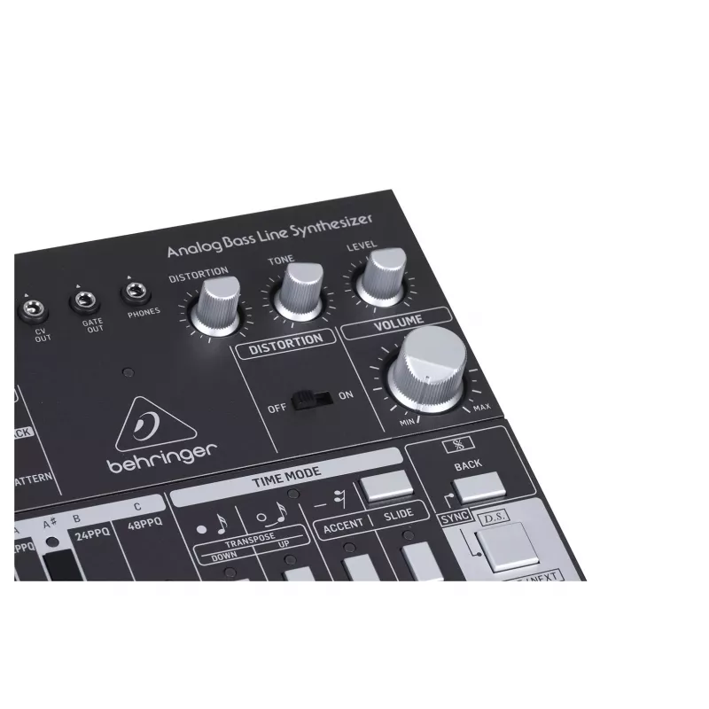 Behringer TD-3-BK sintetizador analógico de líneas de bajo, negro
