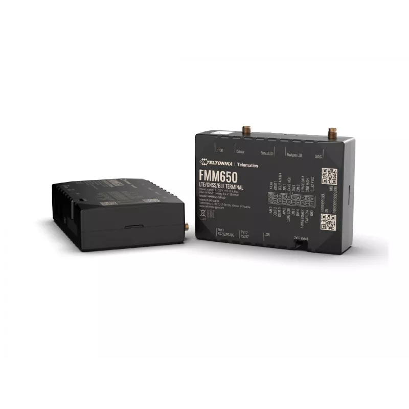 GPS-Tracker TELTONIKA TELEMATICS FMM650 — conectividad 4G, diseño compacto