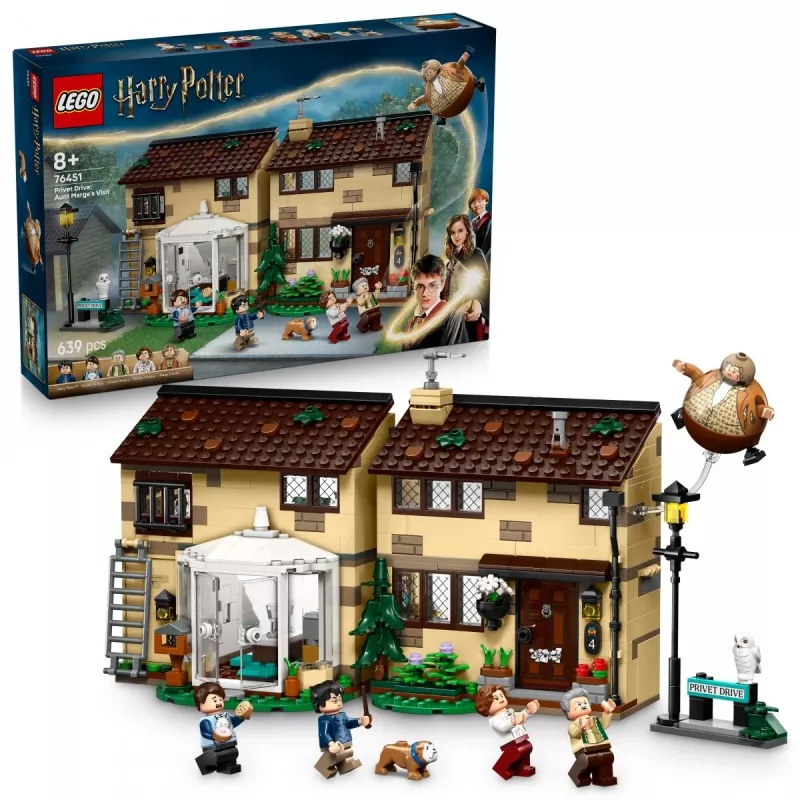 LEGO HARRY POTTER 76451 Privet Drive: La visita de la tía Marge