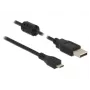 Cable USB DeLOCK 84900 USB 2.0 0,5 m USB A Micro-USB B Negro
