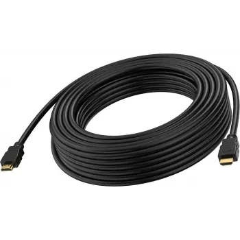 VISION - Alta velocidad - Cable HDMI - HDMI macho a HDMI macho - 10,0 m - Doble aislamiento - Negro - Ancho de banda de 48 Gbit/s, compatible con 8K 60 Hz (