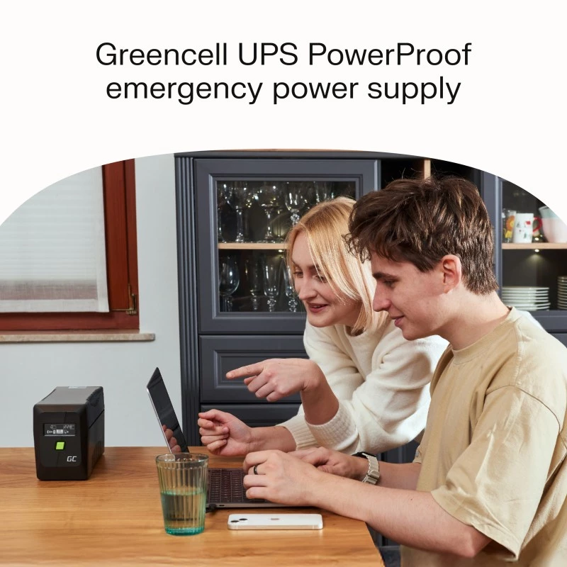 Green Cell UPSLP700 SAI (sistema de alimentación ininterrumpida) Line-Interactive 1 kVA 700 W 4 salidas AC