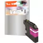 Peach PI500-89 cartucho de tinta compatible para Brother LC-125XL, XL, 15 ml, magenta