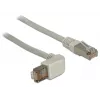 Cable de red DeLOCK 0,5 m Cat.6A RJ-45 S/FTP gris