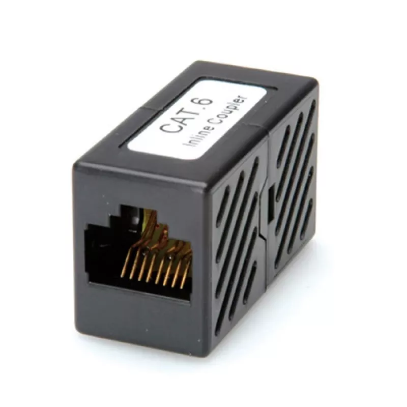Acoplador modular RJ-45 ROLINE Cat.6 no apantallado negro