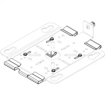 Soporte de barra en T para punto de acceso WLAN Lancom Systems LX-7000 para LX-7500 LX-7300, blanco, pack de 5