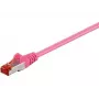Microconnect SSTP6005PI cable de red rosa 0,5 m Cat6 S/FTP (S-STP)