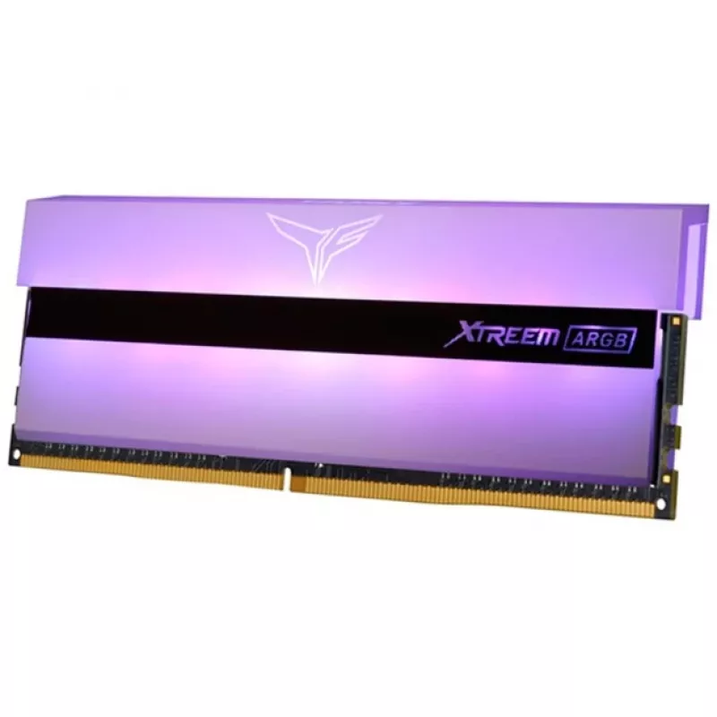 DIMM 16 GB DDR4-3600 (2x 8 GB) Kit dual, memoria RAM Blanca, TF13D416G3600HC18JDC01, XTREEM ARGB, INTEL XMP