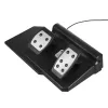 Volante nano rs RS700 con cable USB 270° de rotación, 10 botones, pedales, vibración, cable de 1,8 m