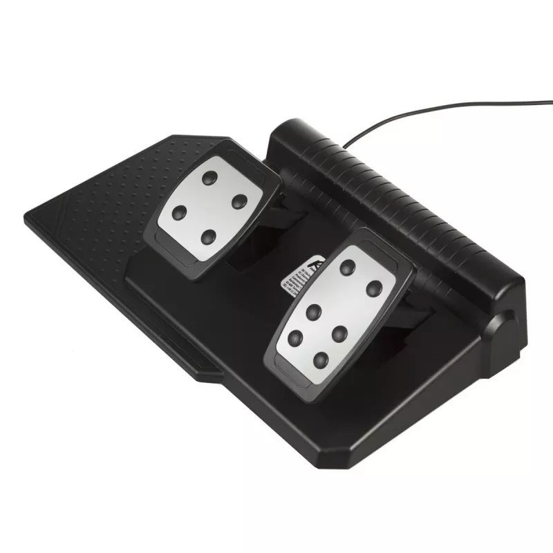 Volante nano rs RS700 con cable USB 270° de rotación, 10 botones, pedales, vibración, cable de 1,8 m