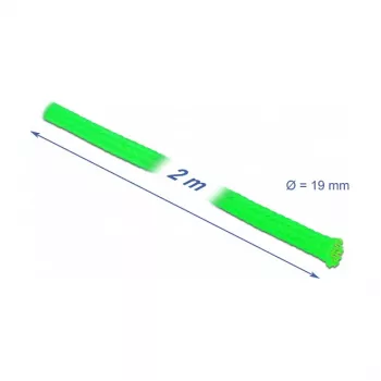 Recubrimiento de cable DeLOCK 20744 verde