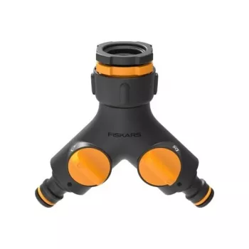 Fiskars 1027061 conector de manguera de agua conector de grifo negro, naranja 1 ud.