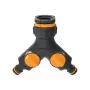 Fiskars 1027061 conector de manguera de agua conector de grifo negro, naranja 1 ud.