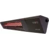 Calefactor infrarrojo SUNRED PRO25W-SMART, montaje en pared triangular oscuro, 2500 W, negro, IP55