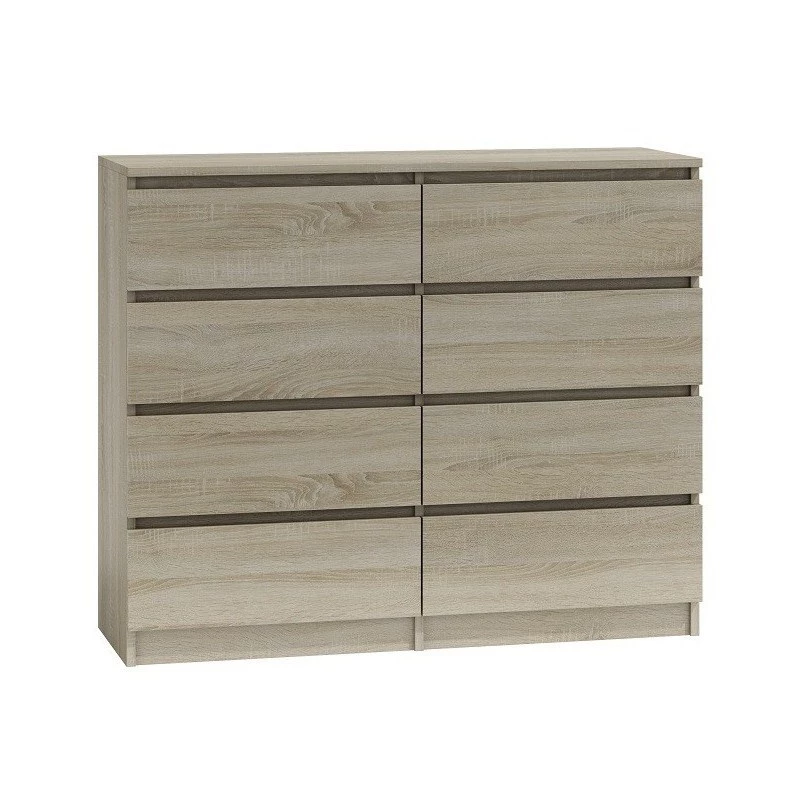 Cómoda top e shop Malwa M8 120 cm en roble Sonoma — cómoda grande