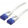 Cable de red VALUE Cat.6A (clase EA) UTP, extraplano, blanco, 1,5 m (21.99.2064)