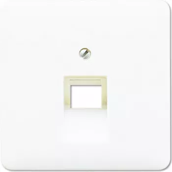 Mecanismo para caja de pared Jung CD 569-1 UA WW blanco — RJ-45 termoplástico