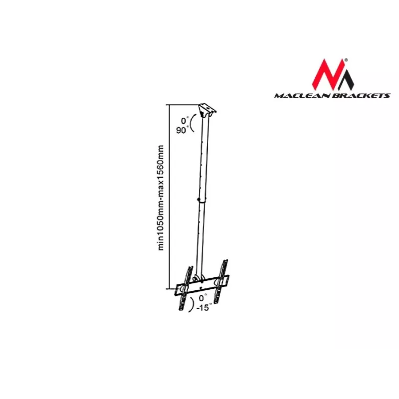 Soporte de pared/techo MACLEAN MC-631 para televisores de 32–55