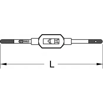 Llave de machos ajustable KS Tools M5-M20 (331.0015)