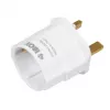 Fuente de alimentación IBOX iaukeu cargador de red con conectores intercambiables UK (tipo G) y EU (tipo E), 100–240 V 50/60 Hz, 7,5 A, blanco