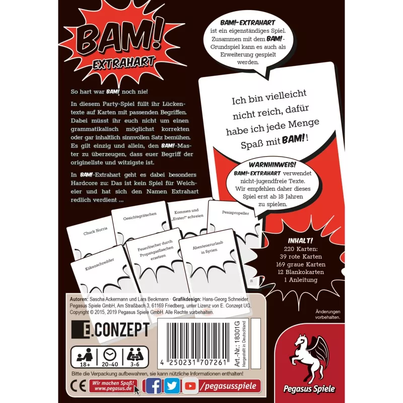 Bam juego familiar extragrande