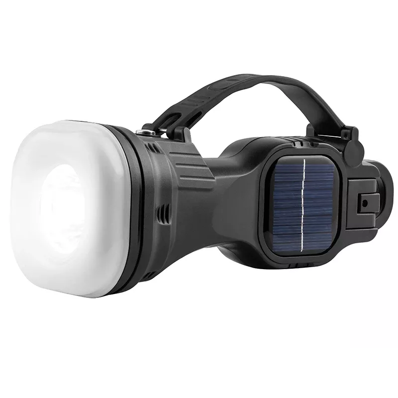 Linterna TRACER Camping Torch 47140 solar recargable, resistente al agua