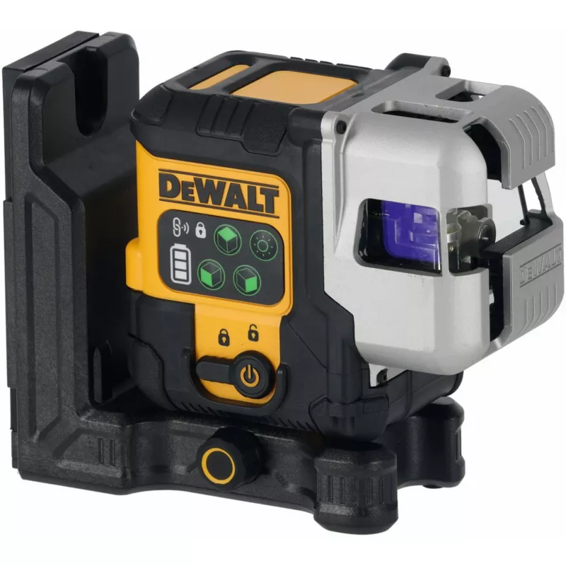 Láser multlínea a batería DeWalt DCLE14301GB 3×180° línea cruzada, 18V, líneas verdes, Powerstack Li-Ion integrado