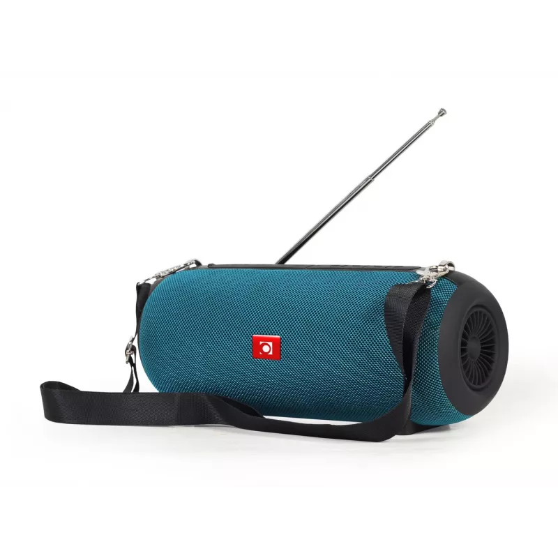 Altavoz estéreo portátil GEMBIRD SPK-BT-17-G — Bluetooth 5.1, 5 W RMS, 1200 mAh, MicroSD, FM, AUX