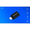Adaptador de cable de vídeo Savio AK-80 0m USB Type-A USB Type-C negro