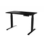 Escritorio cama meble MOON con regulación eléctrica de altura recto 1210×670 mm negro