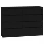 Topeshop M8 140 CZERŃ cómoda, negra