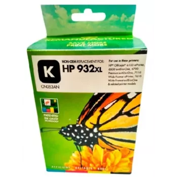 Cartucho compatible Static-Control Hewlett-Packard 932XL CN053AE 100ml negro