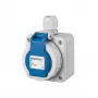 Wall Box Schuko MENNEKES Elektrotechnik GmbH & Co. KG 10863 16A2P+E 230V DWD azul (10863)