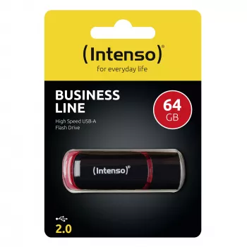 Memoria USB Intenso 64 GB USB Type-A 2.0 negra roja