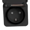 Enchufe inteligente Denver PLO-108 negro exterior IP44 con cable inalámbrico