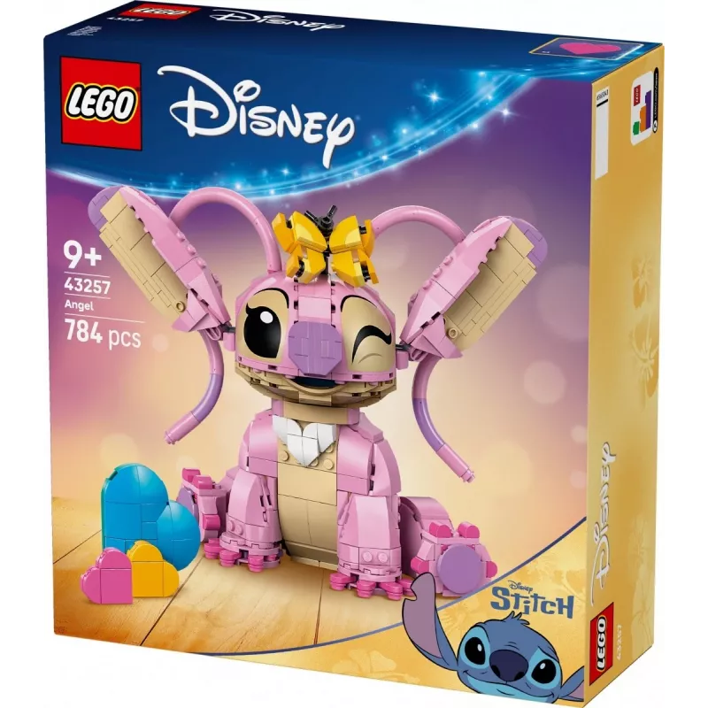 LEGO Disney Sammel-Minimodell Andzia Angel 43257 — 784 piezas, 250 mm de altura, para niños a partir de 9 años