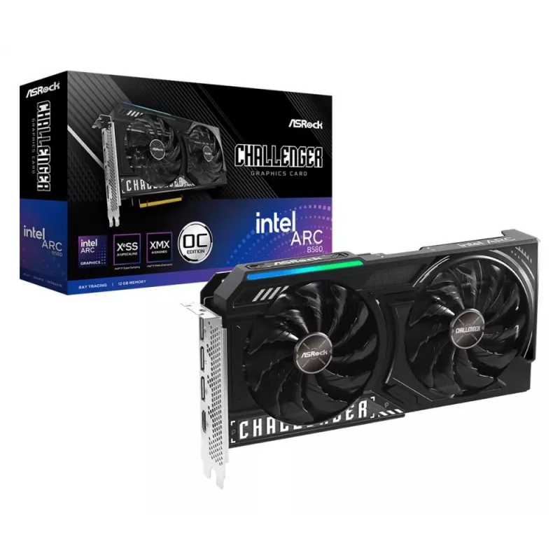 ASRock Challenger Intel Arc B580 12GB OC Tarjeta gráfica